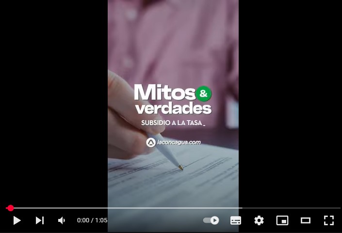 Mitos Subsidio Tasa - Ver video en YouTube