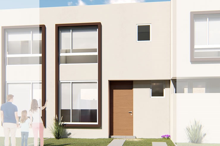 Modelo Caspana del proyecto San Pedro Casas - Inmobiliaria Aconcagua