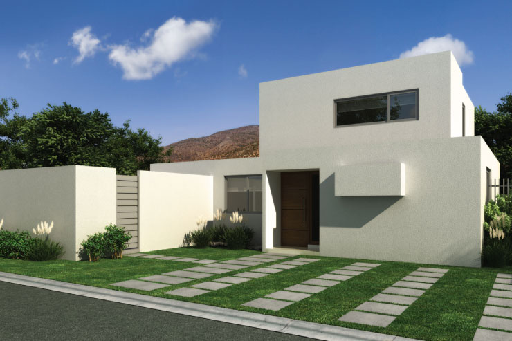 Modelo Casa A del proyecto Condominio Borde Blanco - Inmobiliaria Aconcagua