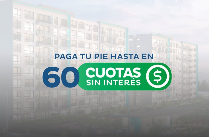 Increíble promoción de 60 cuotas sin intereses en proyectos destacados de Inmobiliaria Aconcagua