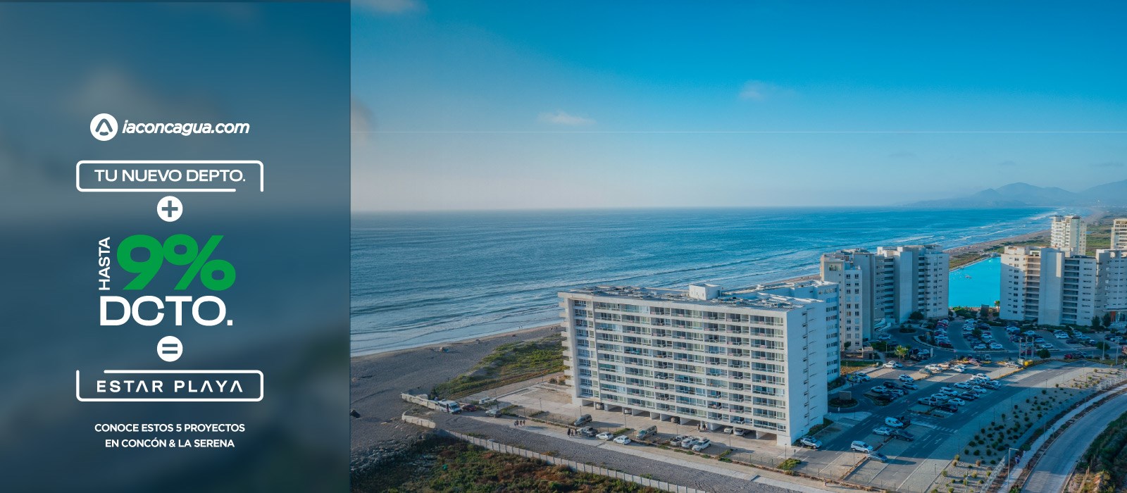 Inmobiliaria Aconcagua lanza campaña de verano con atractivas ofertas en proyectos de la IV y V Región